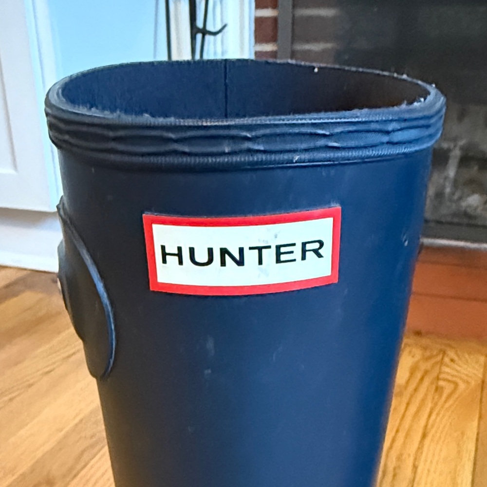 Hunter Dark Blue Waterproof Boots - Picture 2 of 8